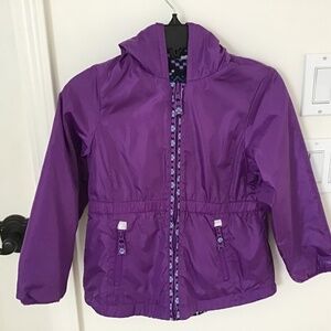 Girls London Fog Reversible Jacket Size 5